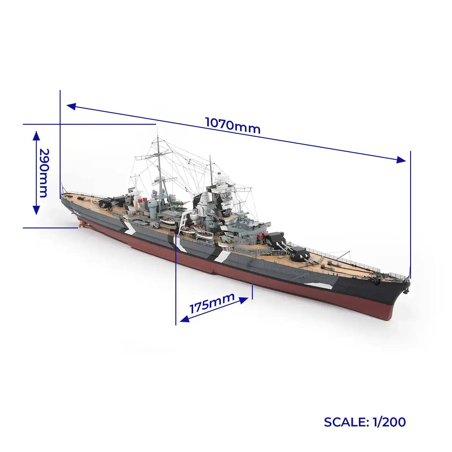 occre-prinz-eugen-1-200-kit-maquette-bateau-en-bois-construire image 3