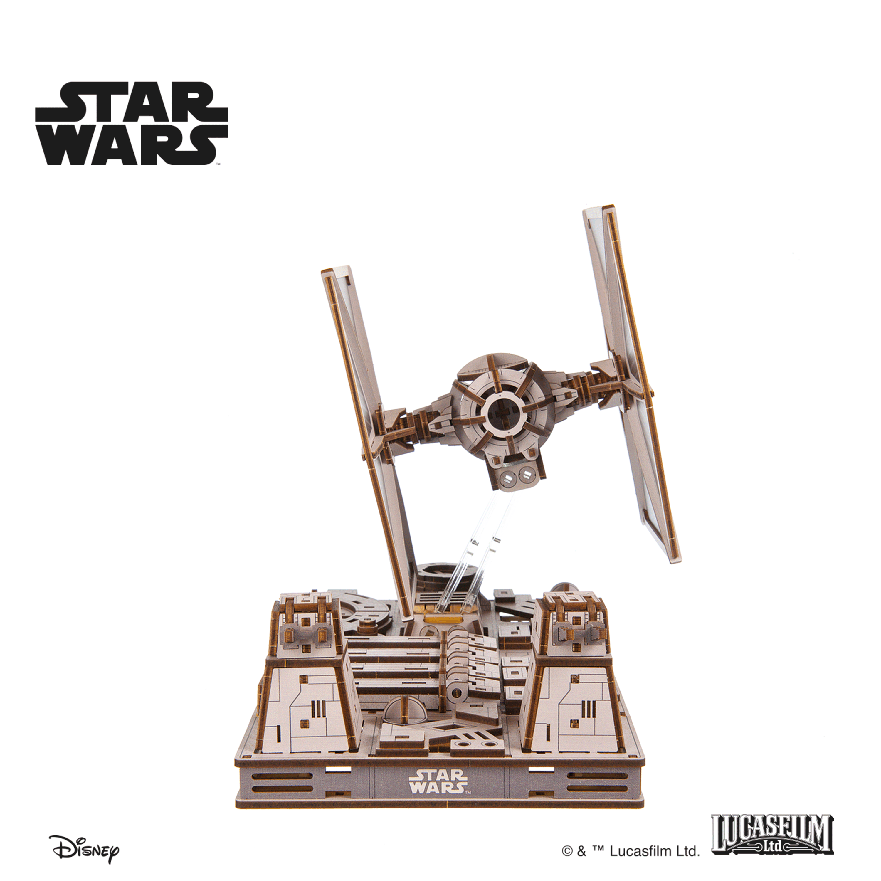 ugears-tie-fighter-star-wars-maquette-m-canique-en-bois image 4