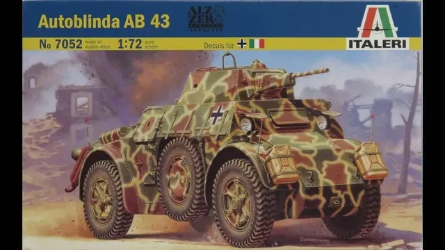 italeri-7052-autoblinda-ab43-maquette-char-1-72-assembler image 1
