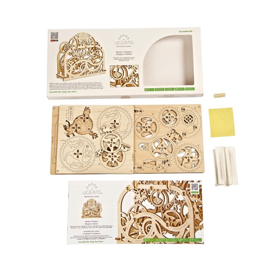 ugears-theater-maquette-m-canique-en-bois-construire image 6