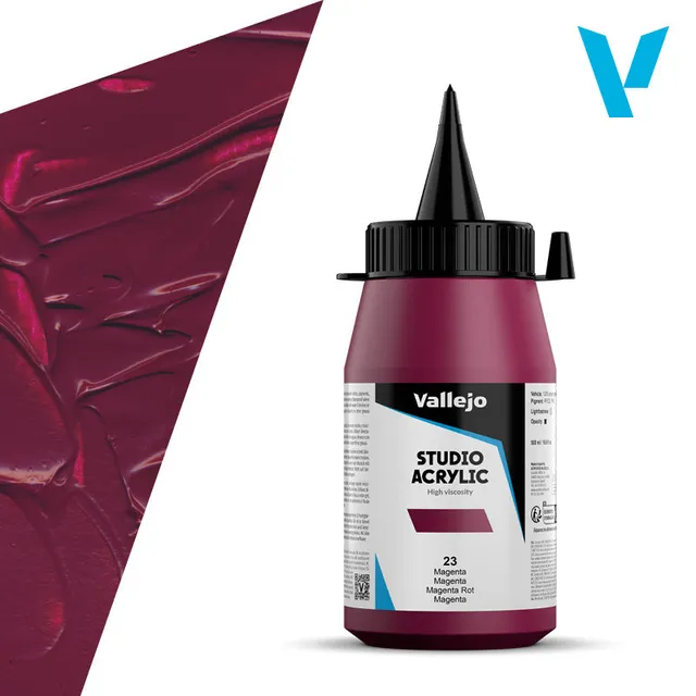 vallejo-acrylic-artist-color-magenta-500-ml-peinture-acrylique-beaux-arts image 1