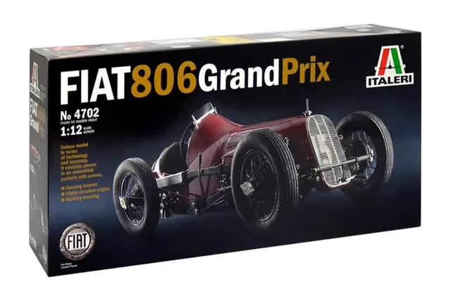 italeri-fiat-806-grand-prix-maquette-voiture-1-12-assembler image 1