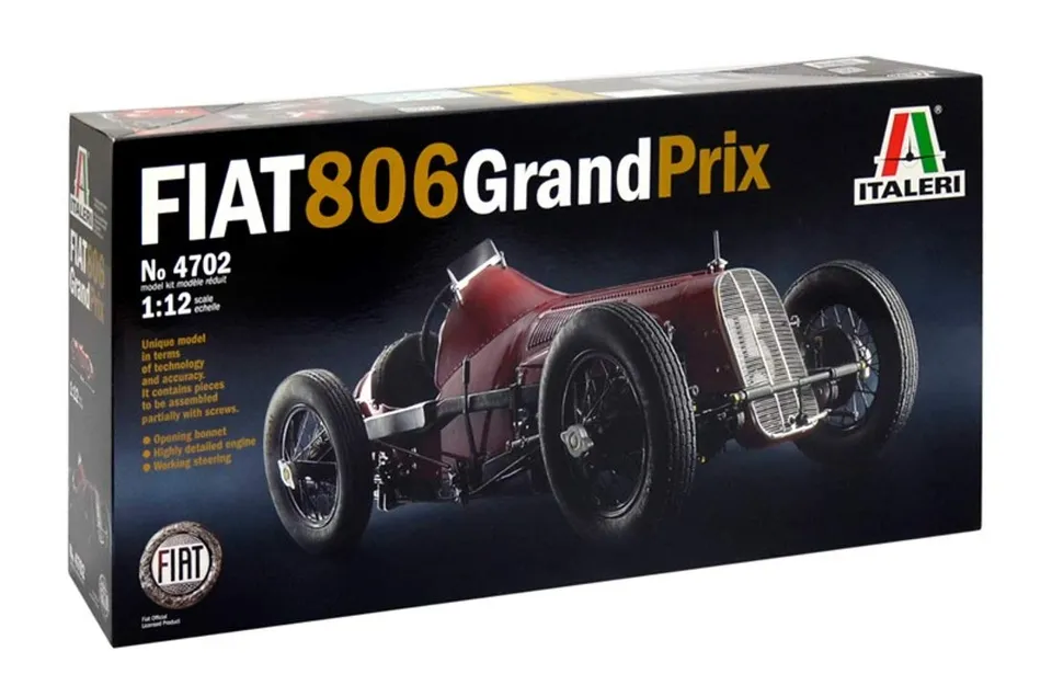 italeri-fiat-806-grand-prix-maquette-voiture-1-12-assembler image 1