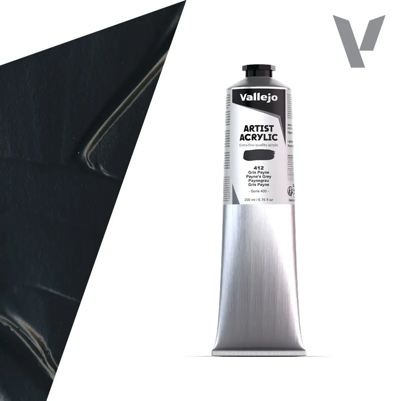 vallejo-beaux-arts-peinture-acrylique-gris-de-payne-200-ml image 1