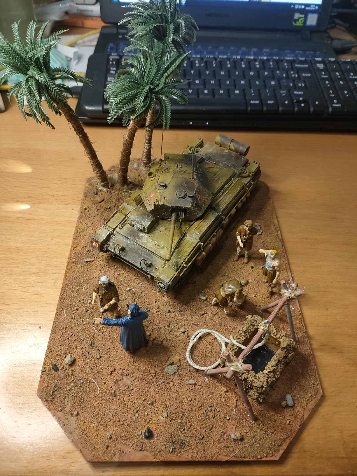 Crusader magnifique avec équipage