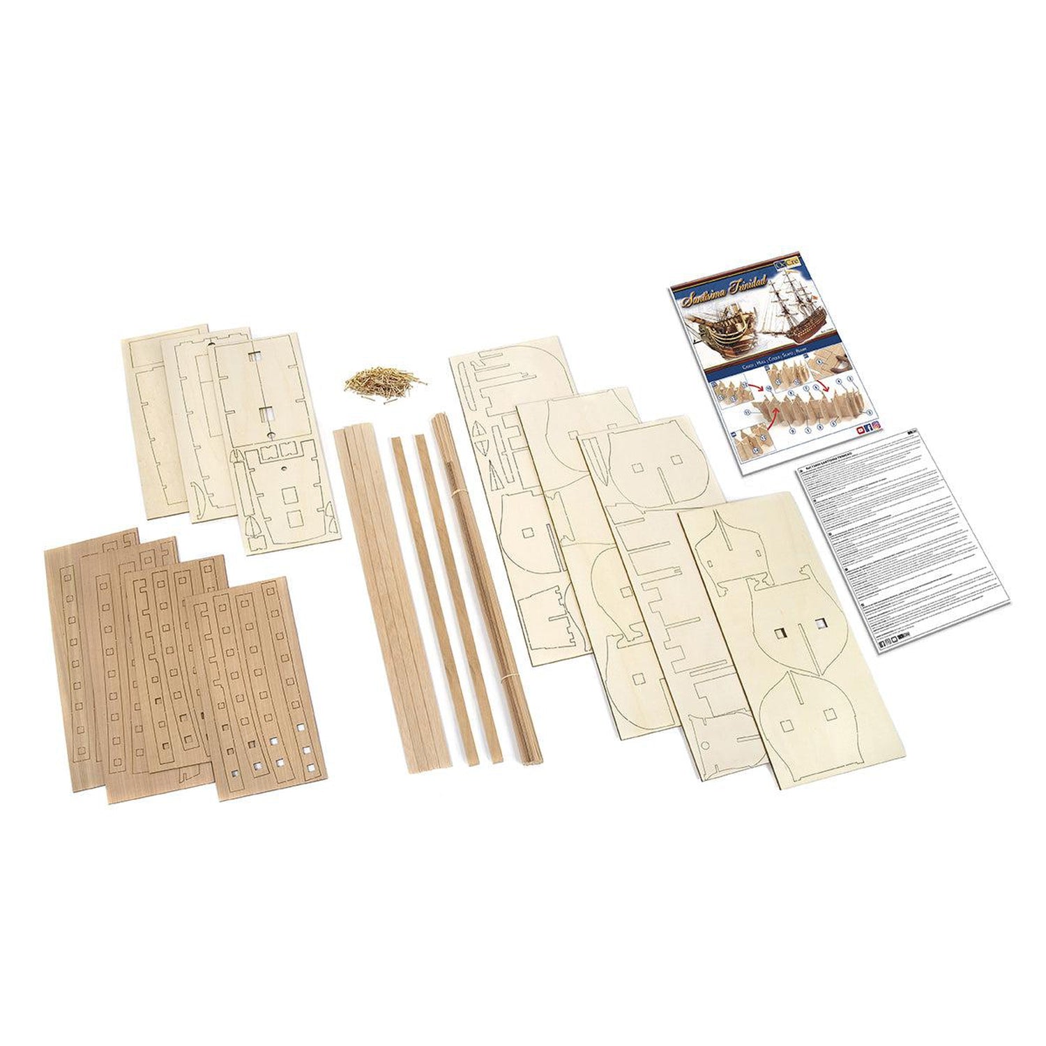 occre-sant-sima-trinidad-pack-1-fascicule-modulaire-pour-maquette-de-bateau image 1