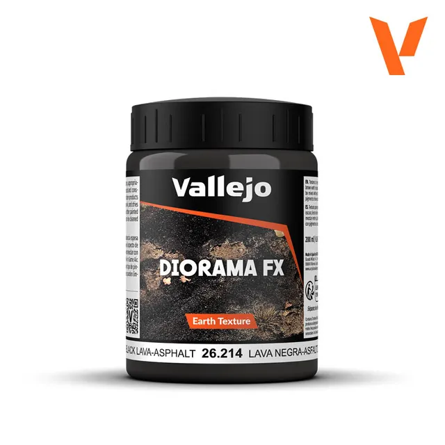 vallejo-diorama-fx-asfalto-lava-nera-texture-noire-asphalte-et-lave-volcanique image 1