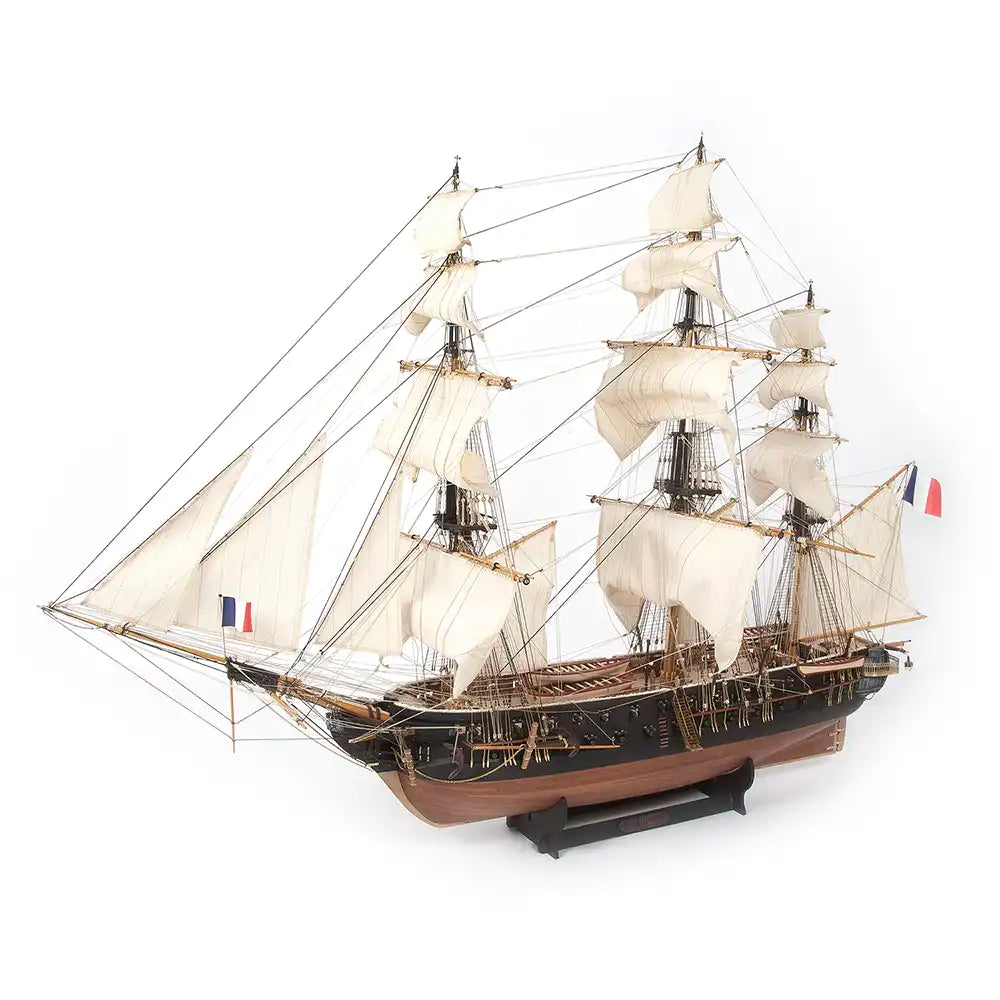 occre-belle-poule-maquette-navire-haute-fid-lit-avec-voiles image 5