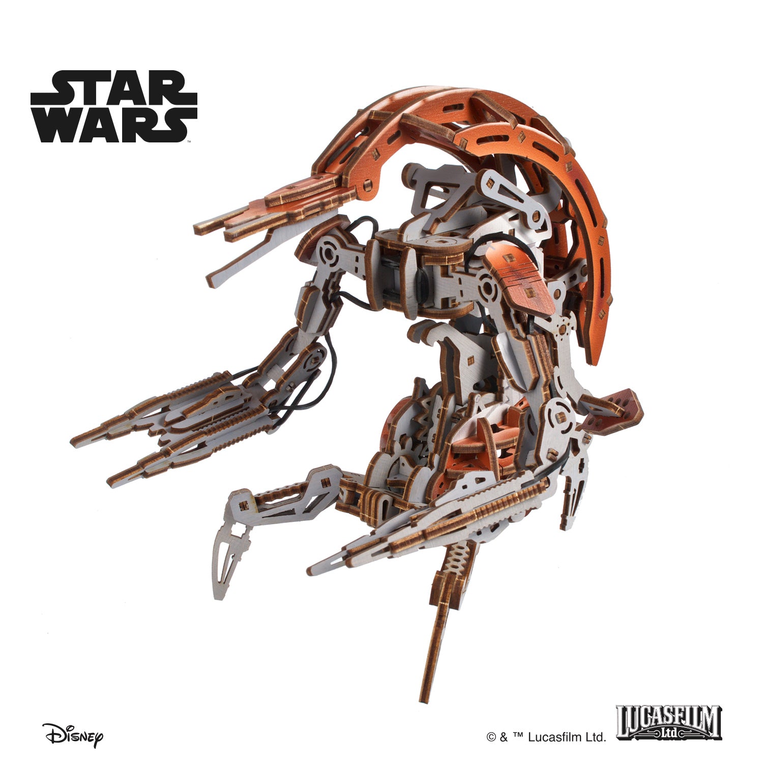 ugears-droideka-star-wars-maquette-dro-de-destructeur-bois image 6