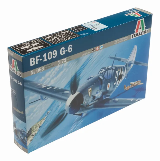 italeri-i063-messerschmitt-bf-109g-6-1-72-maquette-avion-plastique image 1