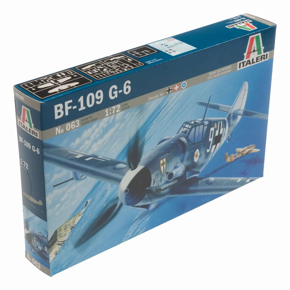 italeri-i063-messerschmitt-bf-109g-6-1-72-maquette-avion-plastique image 1