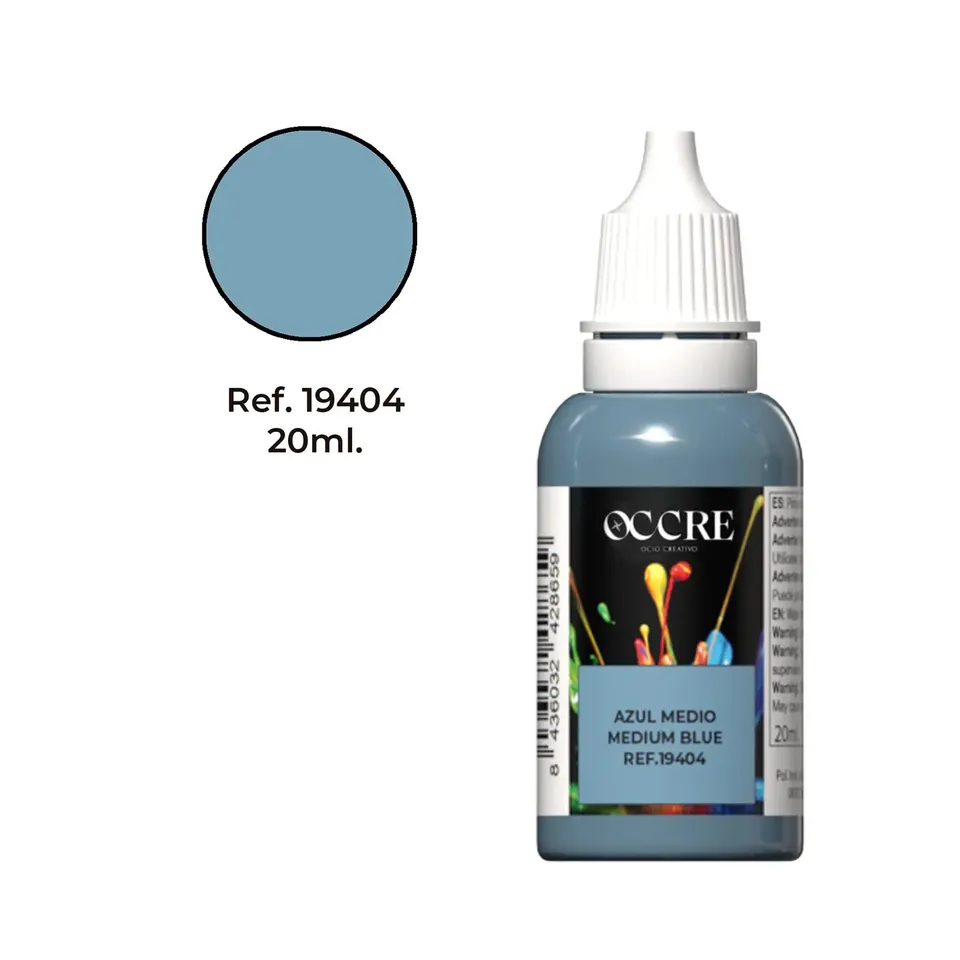 occre-peinture-acrylique-bleu-moyen-20-ml-pour-maquettes image 1
