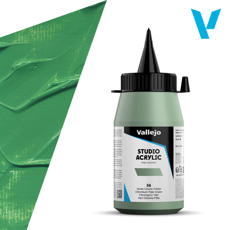 vallejo-acrylique-beaux-arts-vert-chrome-p-le-500-ml image 1