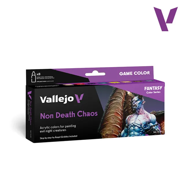 vallejo-game-color-set-non-death-chaos-8-couleurs-18-ml-pour-cr-atures image 1