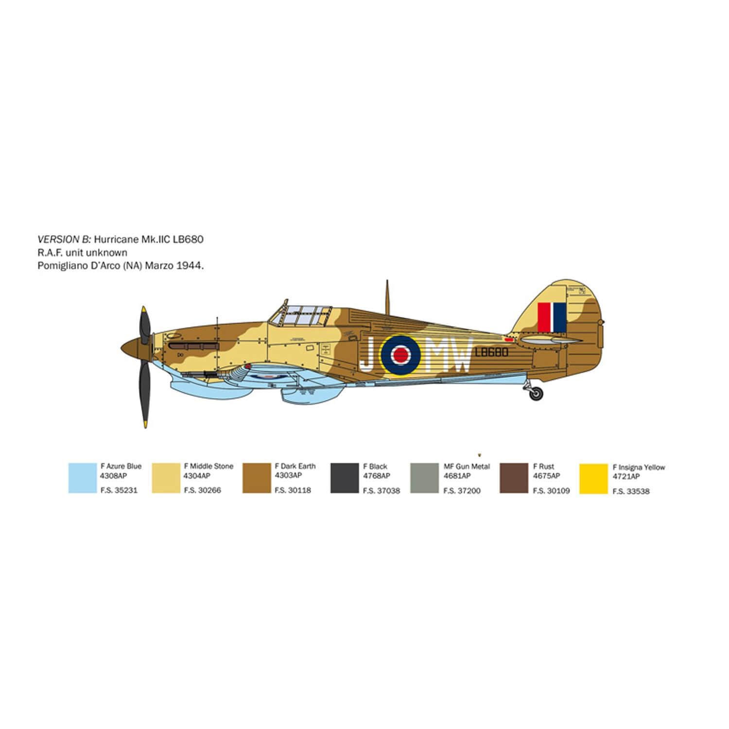 italeri-2828-hurricane-mk-ii-c-1-48-kit-avion-d-taill image 5
