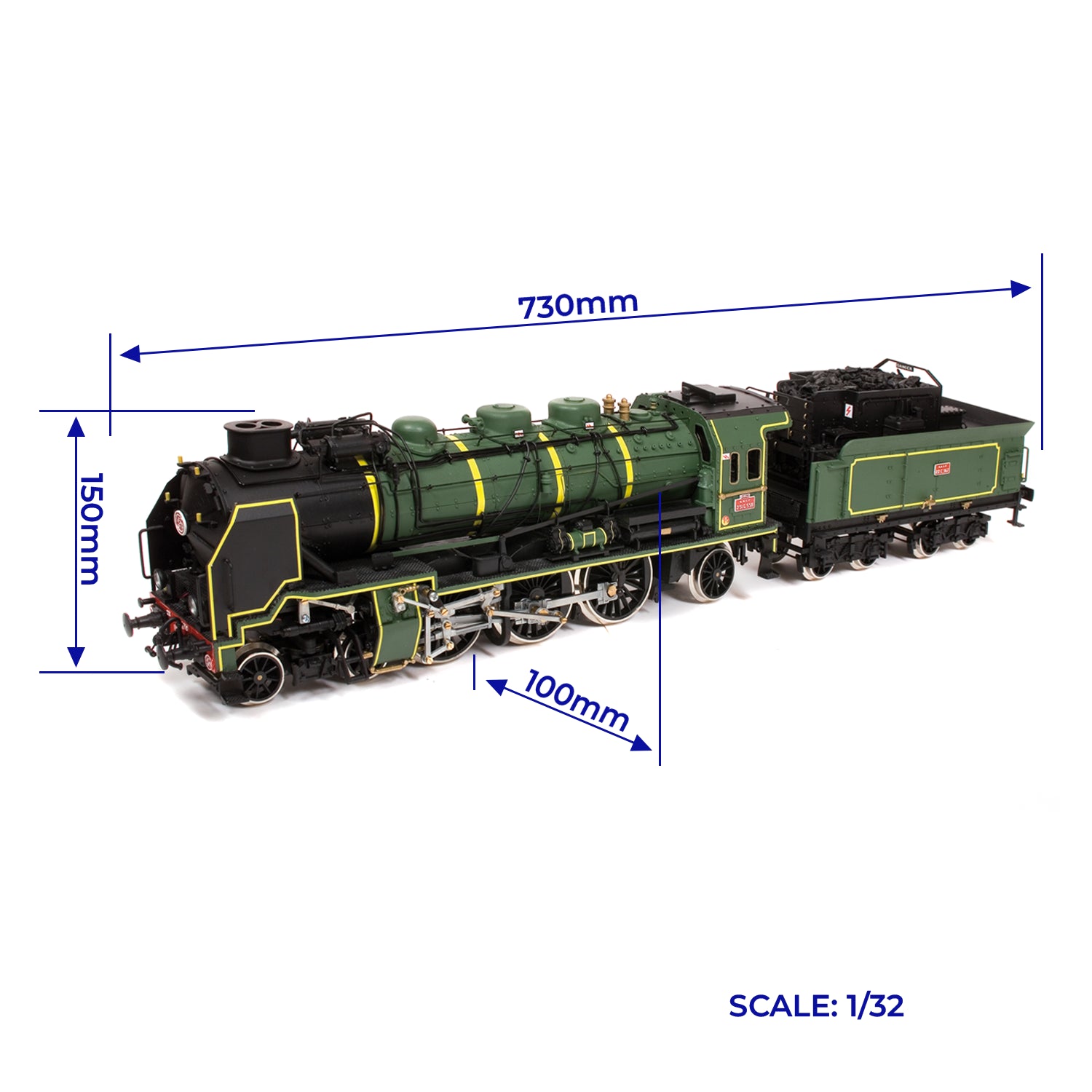occre-pacific-231-maquette-locomotive-en-kit image 3