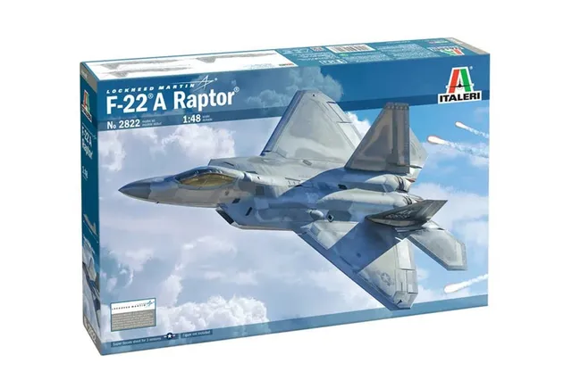 italeri-2822-f-22a-raptor-maquette-avion-1-48-monter image 1