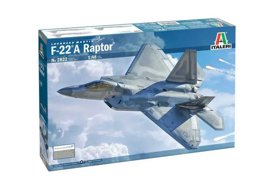italeri-2822-f-22a-raptor-maquette-avion-1-48-monter image 1