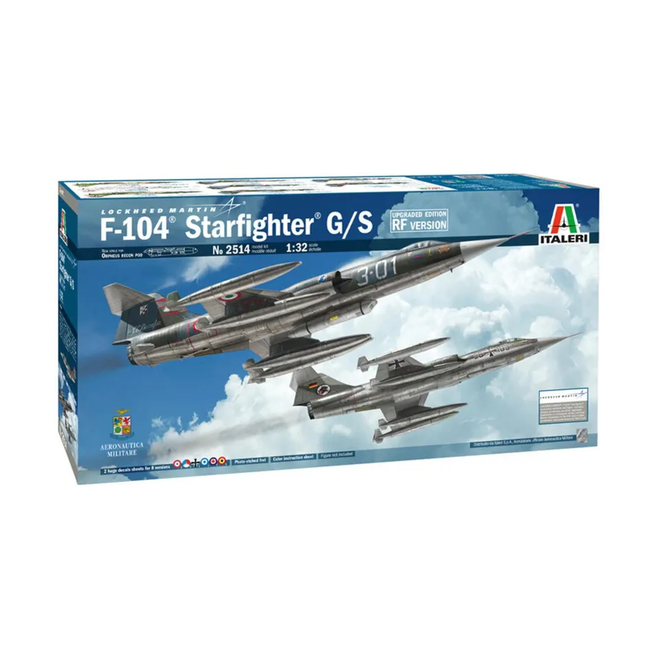italeri-i2514-f-104g-starfighter-reco-1-48-maquette-avion-plastique image 1