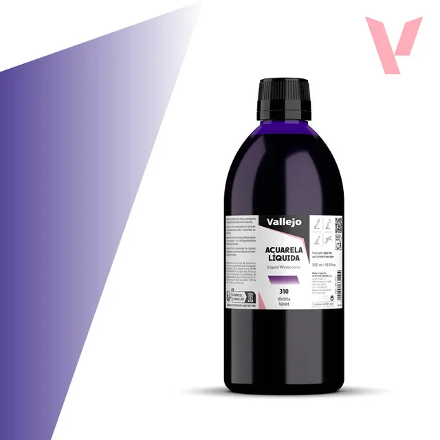 vallejo-aquarelle-liquide-violet-500-ml-beaux-arts image 1