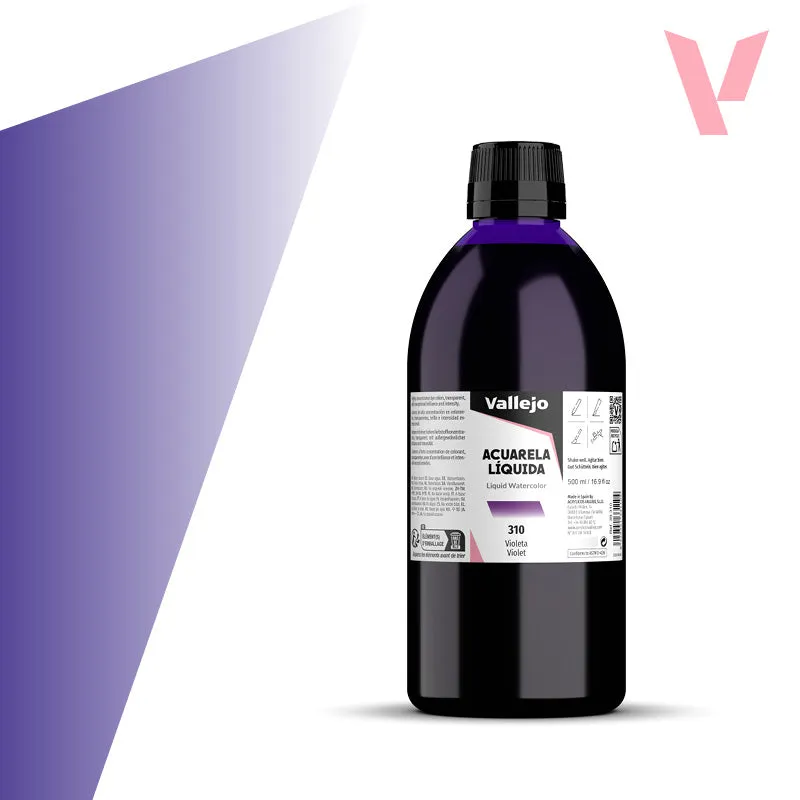 vallejo-aquarelle-liquide-violet-500-ml-beaux-arts image 1