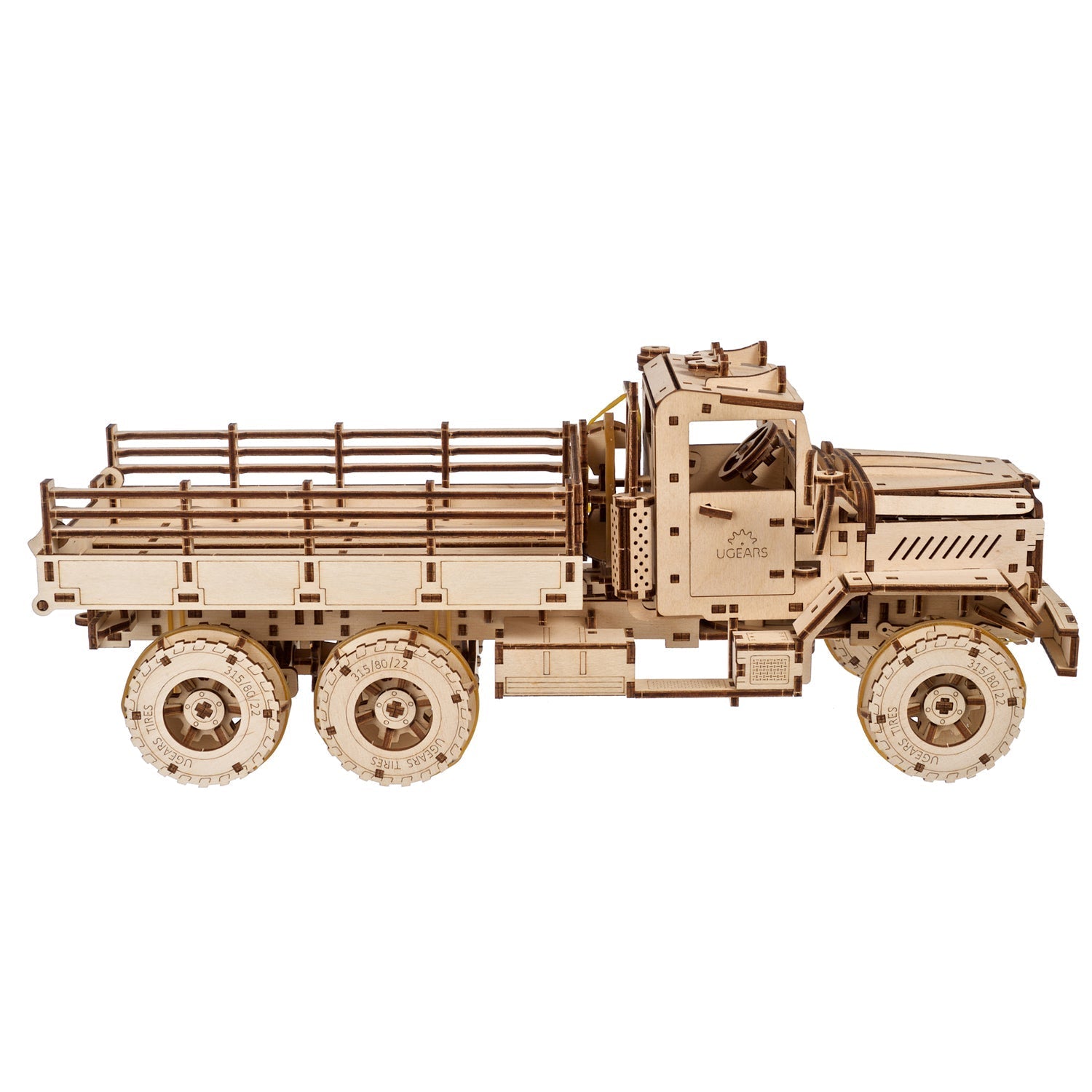 ugears-cargo-truck-camion-6x6-maquette-bois-m-canique-advanced image 2