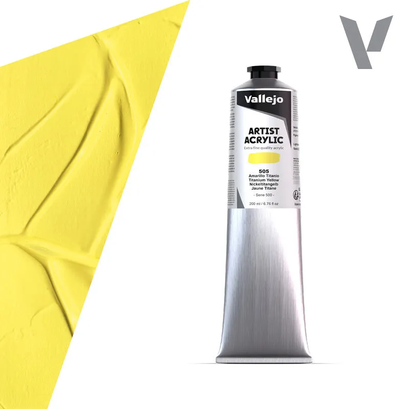 vallejo-peinture-acrylique-jaune-titane-200-ml-belle-arti image 1