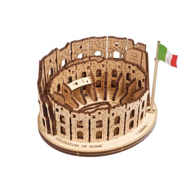 ugears-rome-colosseum-maquette-en-bois-3d-assembler image 1