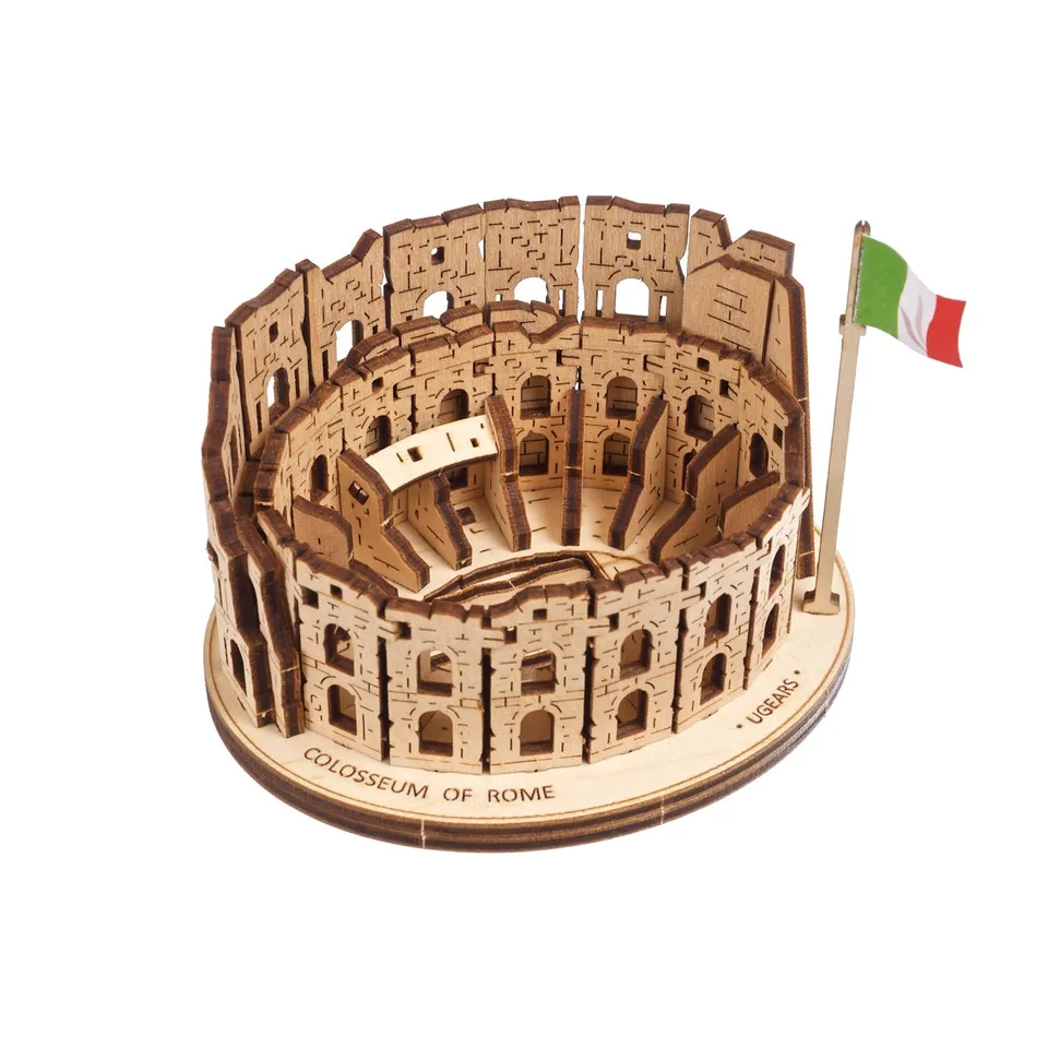 ugears-rome-colosseum-maquette-en-bois-3d-assembler image 1