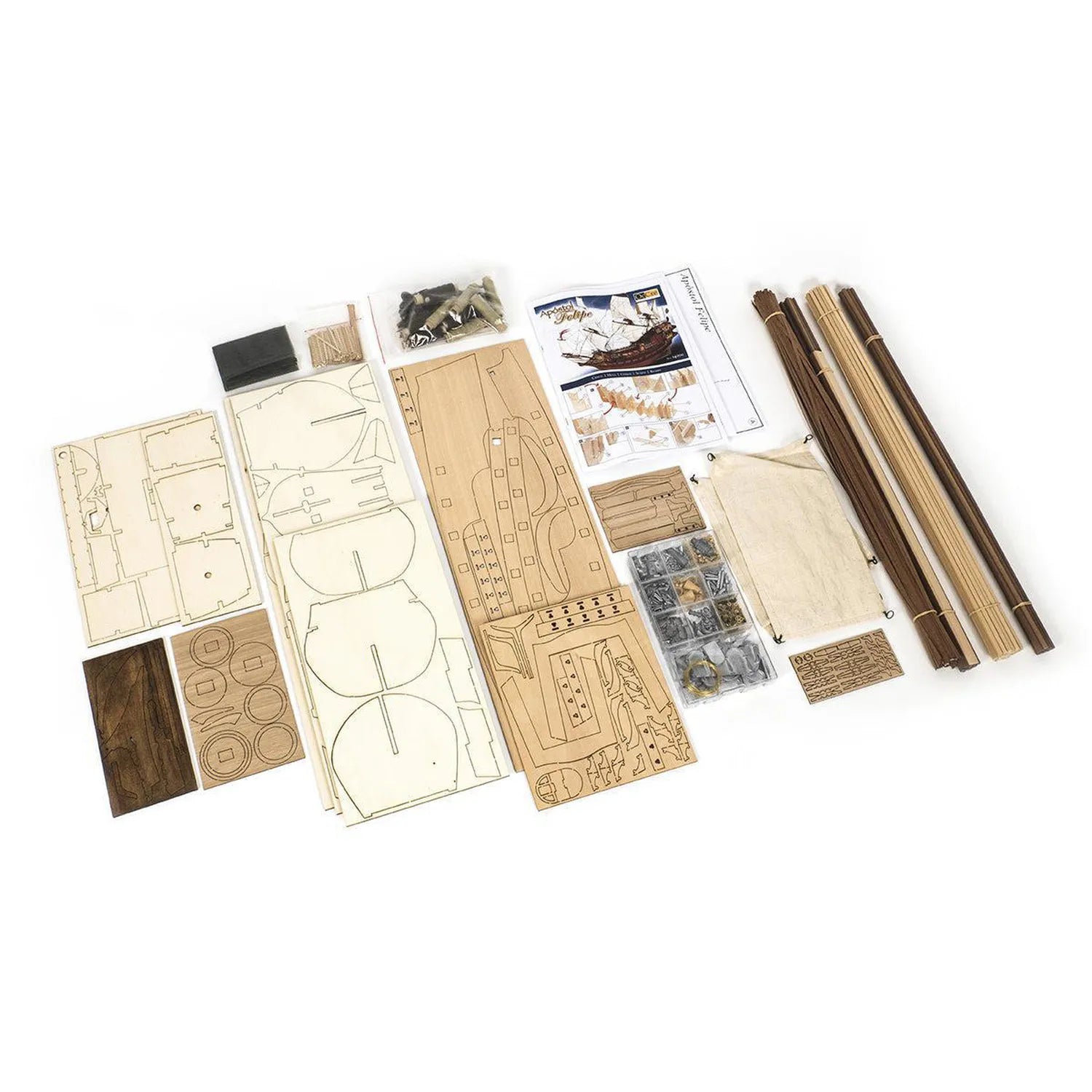 occre-ap-stol-felipe-kit-galion-maquette-de-bateau-bois image 4