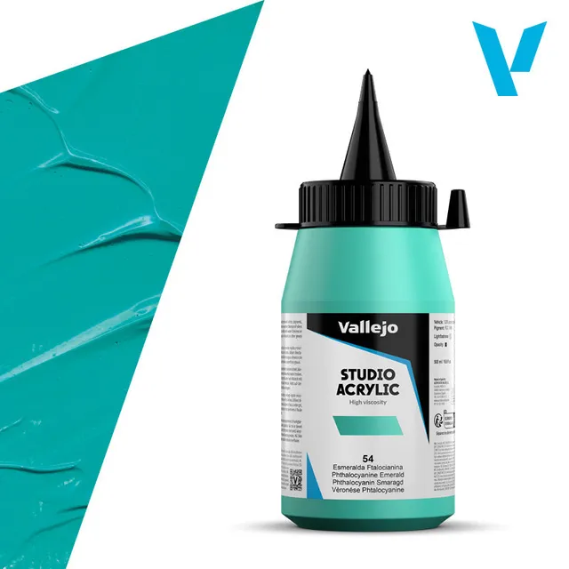 vallejo-peinture-acrylique-meraude-phtalo-500-ml-belle-arti image 1