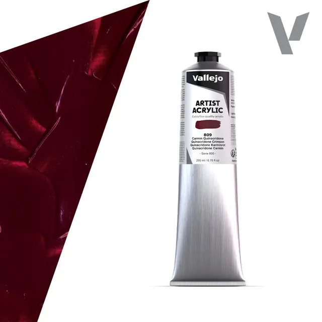 vallejo-belle-arti-peinture-acrylique-carmin-quinacridone-200-ml image 1