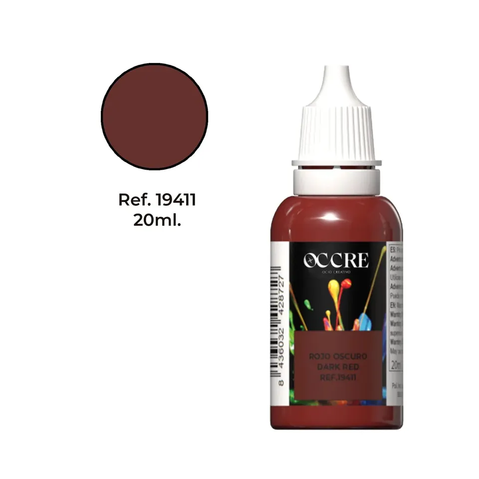 occre-peinture-acrylique-rouge-fonc-20-ml image 1