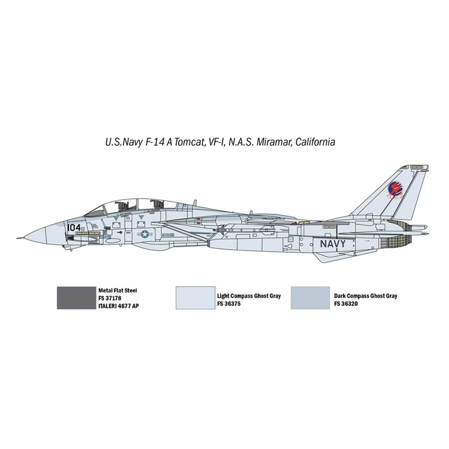 italeri-it1422-grumman-f-14-tomcat-maquette-avion-plastique-assembler image 3