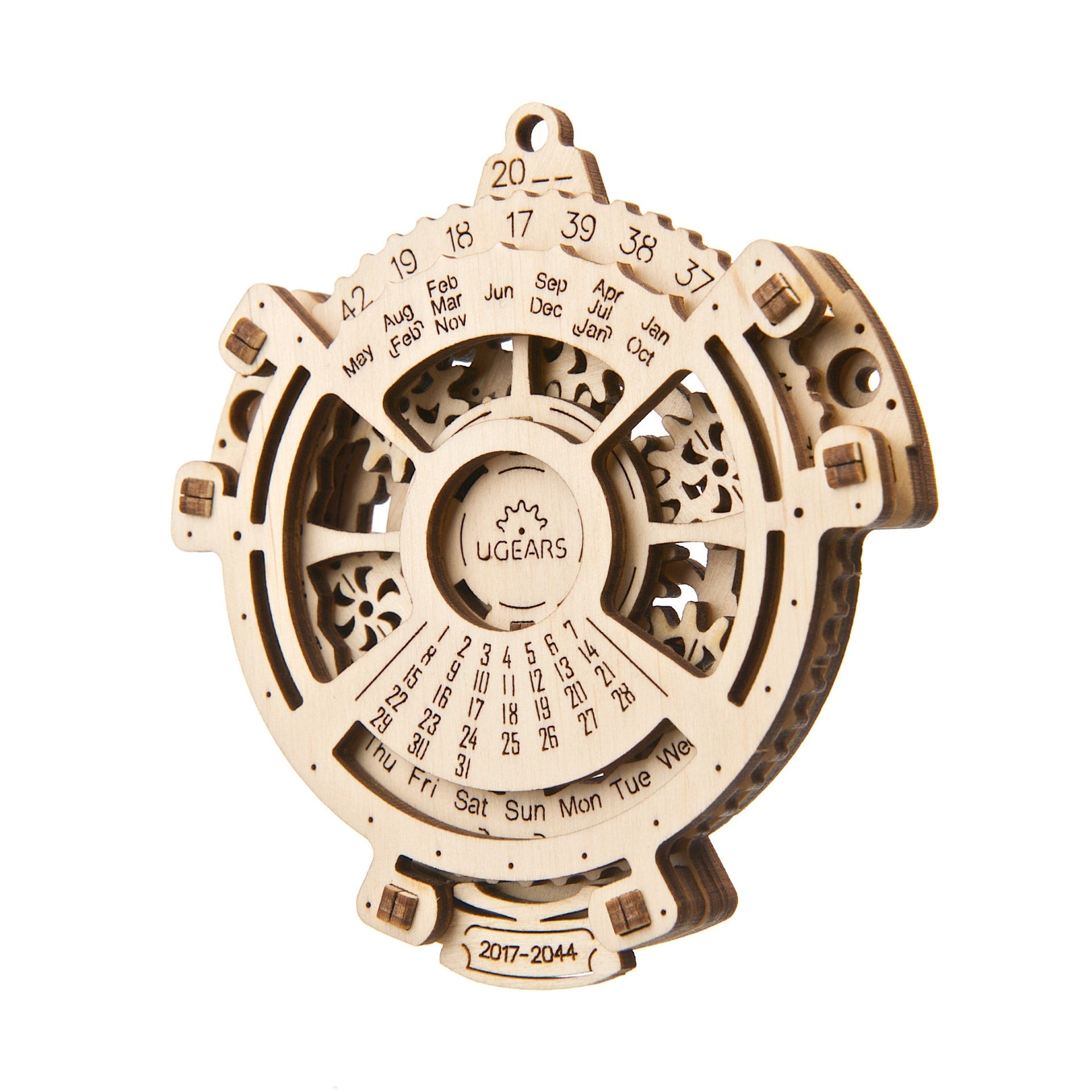 ugears-date-navigator-2-0-calendrier-m-canique-en-bois-steampunk image 3