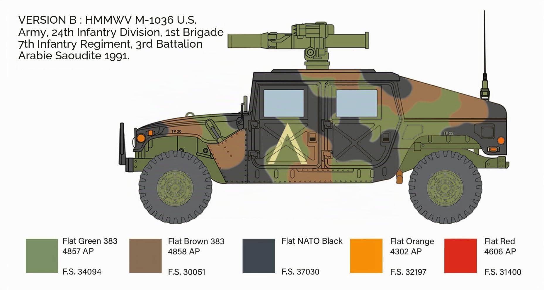 italeri-6598-hmmwv-m966-tow-carrier-1-35-maquette-militaire-monter image 4