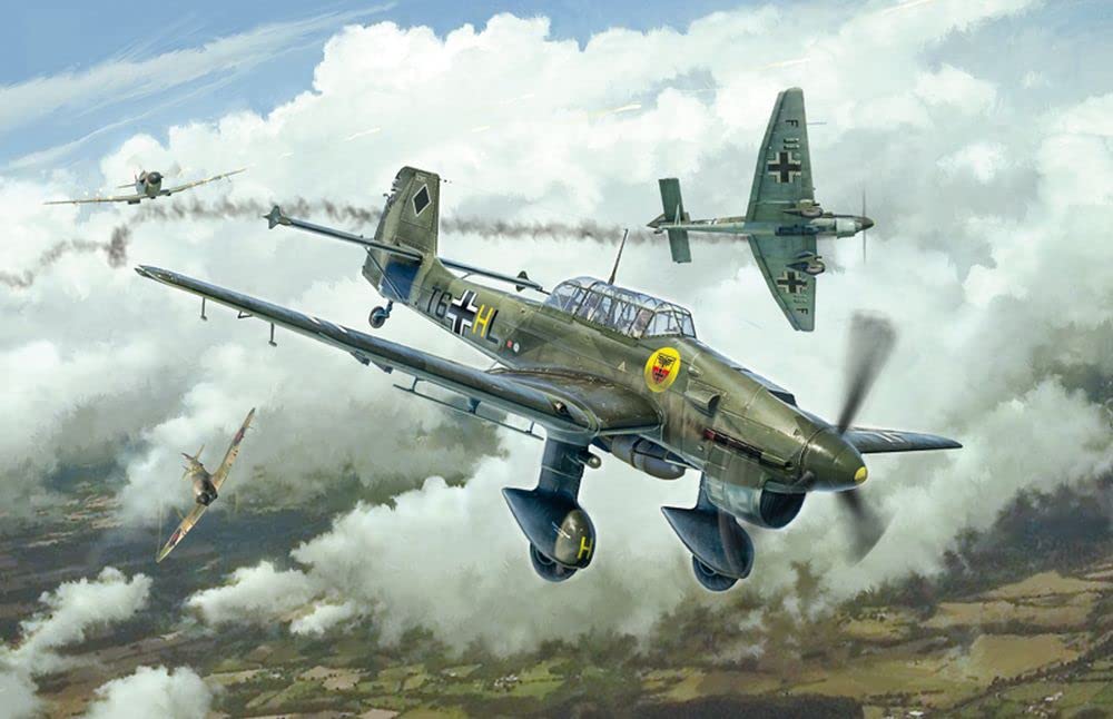italeri-junkers-ju-87b-stuka-maquette-avion-militaire-monter image 2
