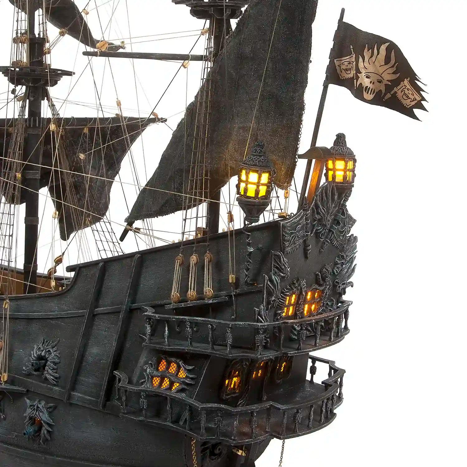 occre-hollandais-volant-kit-maquette-bateau-bois-500-pi-ces-avec-voiles-et-socle image 7