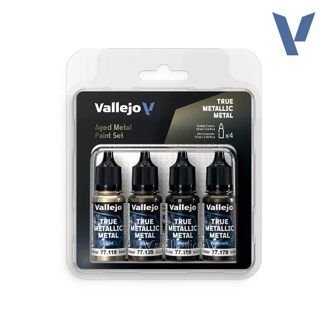 vallejo-true-metallic-set-m-tal-vieilli-4-x-18-ml-miniatures image 1