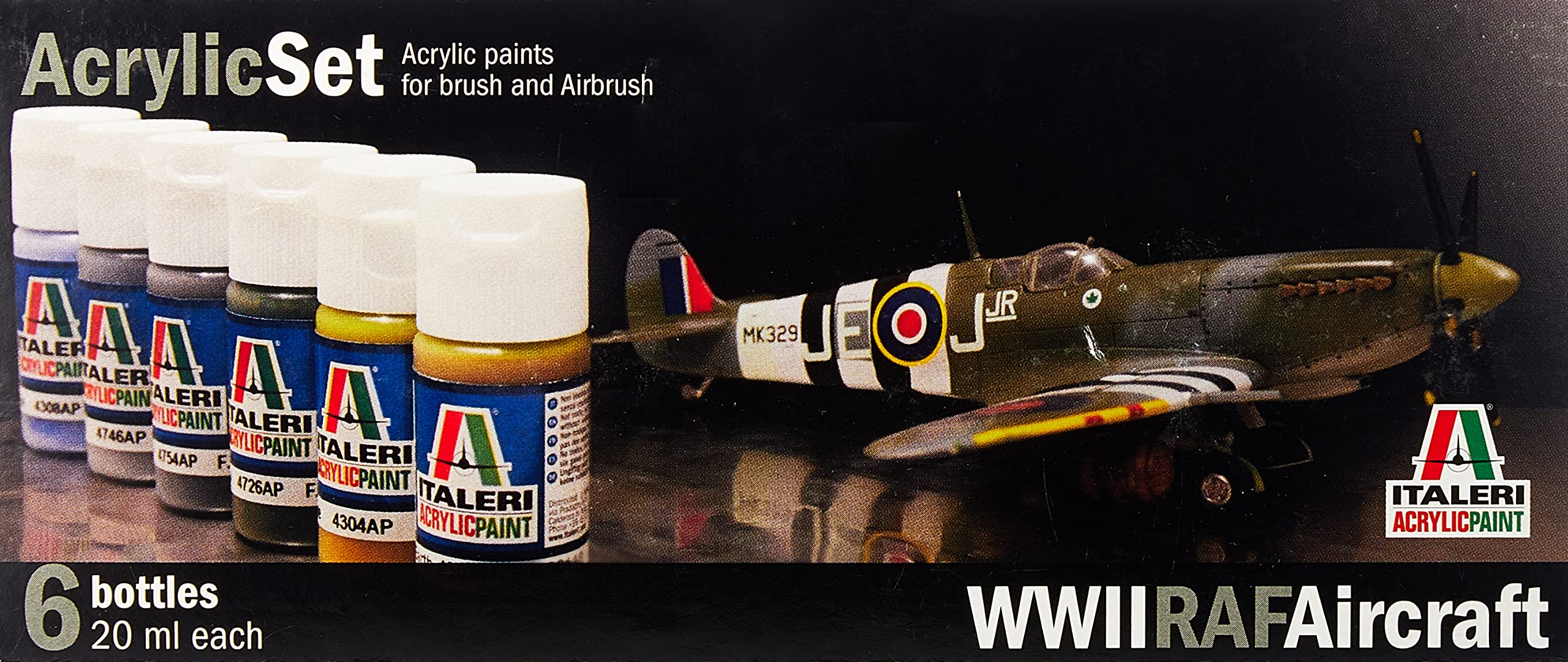 italeri-510000432-kit-acrylique-wwii-raf-avion-set-peinture-maquette image 4
