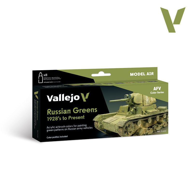 vallejo-model-air-set-8-verts-v-hicules-sovi-tiques-et-russes-8-x-18-ml image 1