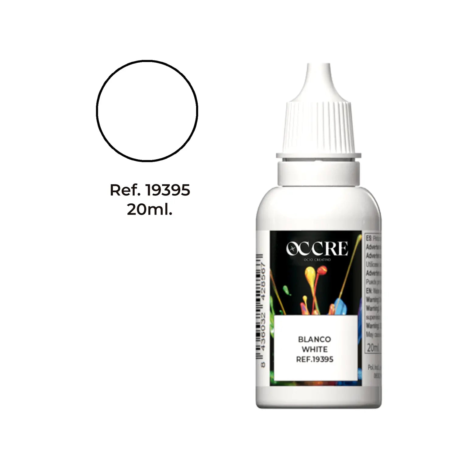 occre-peinture-acrylique-blanche-20-ml-pour-maquettes image 1