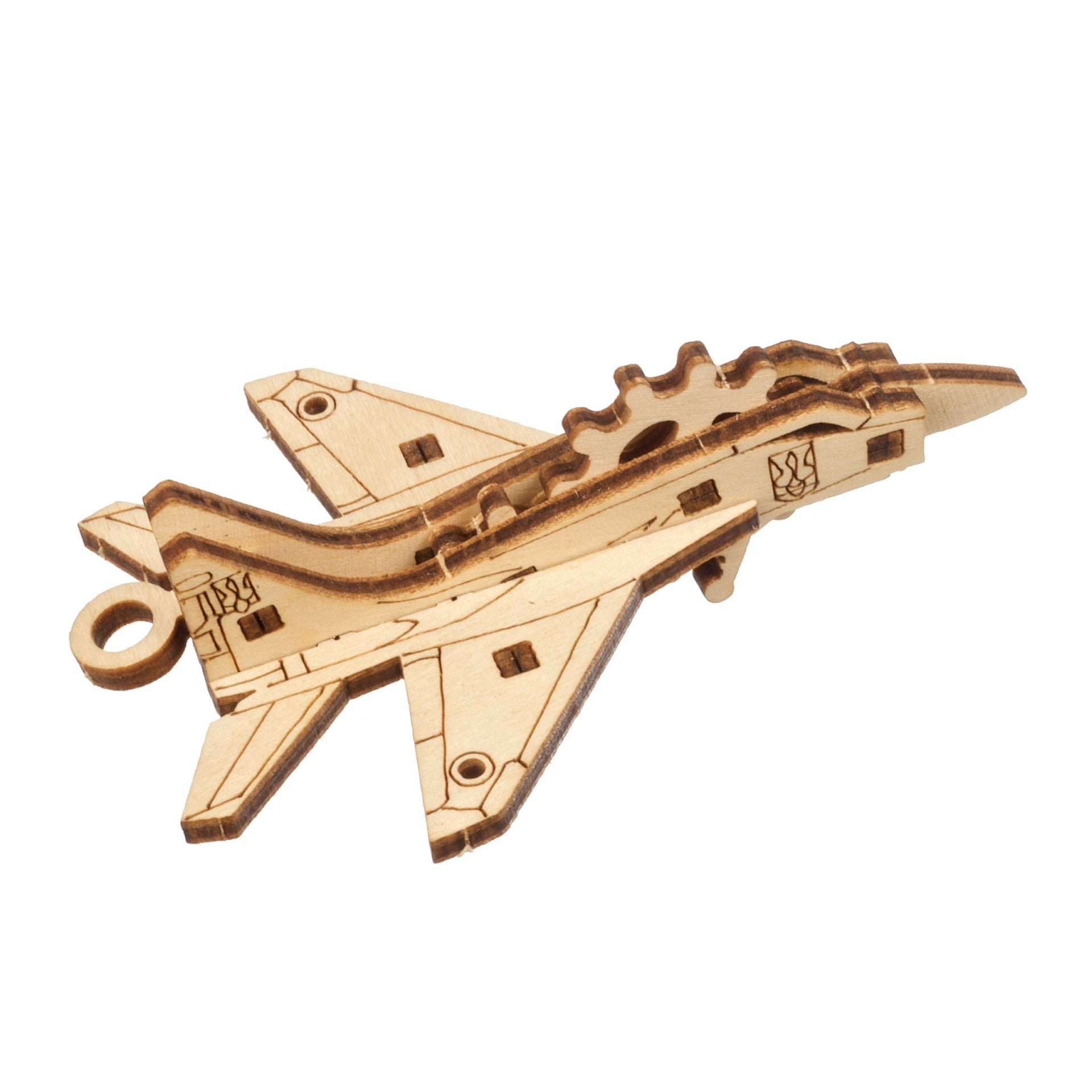 ugears-fidgets-bravery-set-4-figurines-bois-m-caniques image 5