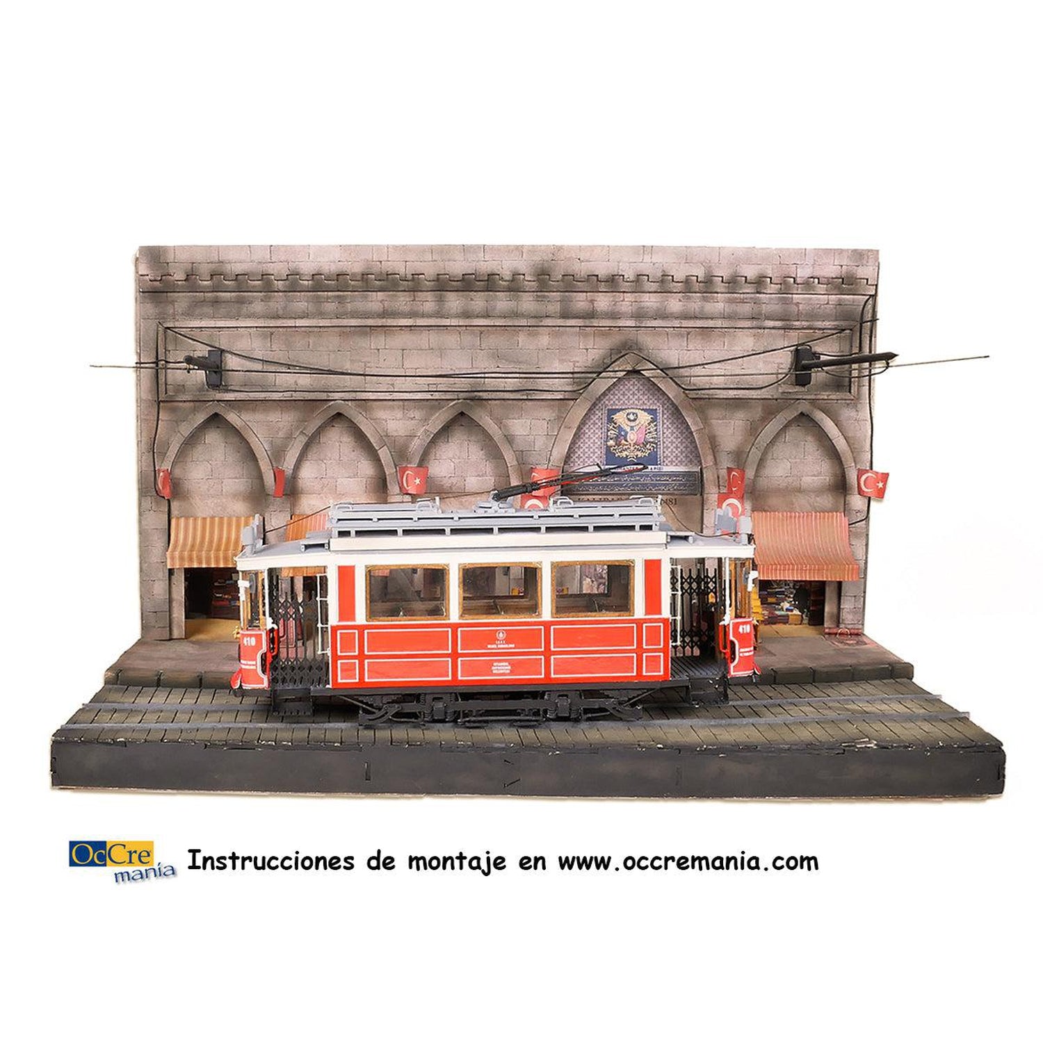 occre-diorama-istanbul-entr-e-grand-bazar-avec-tramway image 1