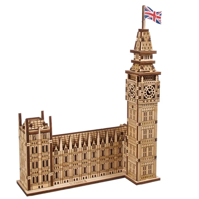 ugears-big-ben-maquette-bois-tour-horloge-londres-easy-gears image 1