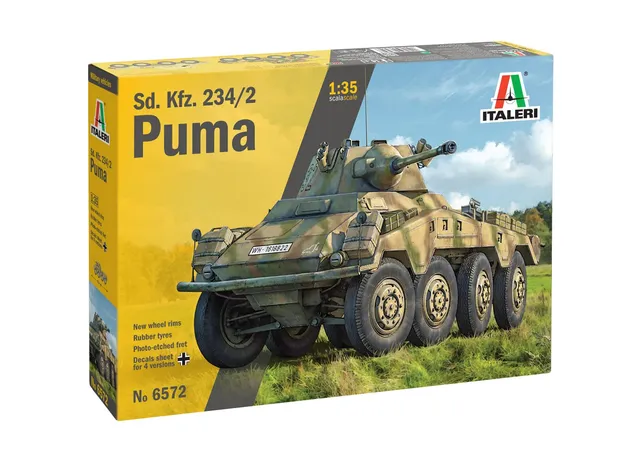 italeri-6572-sd-kfz-234-2-puma-maquette-blind-1-35-monter image 1