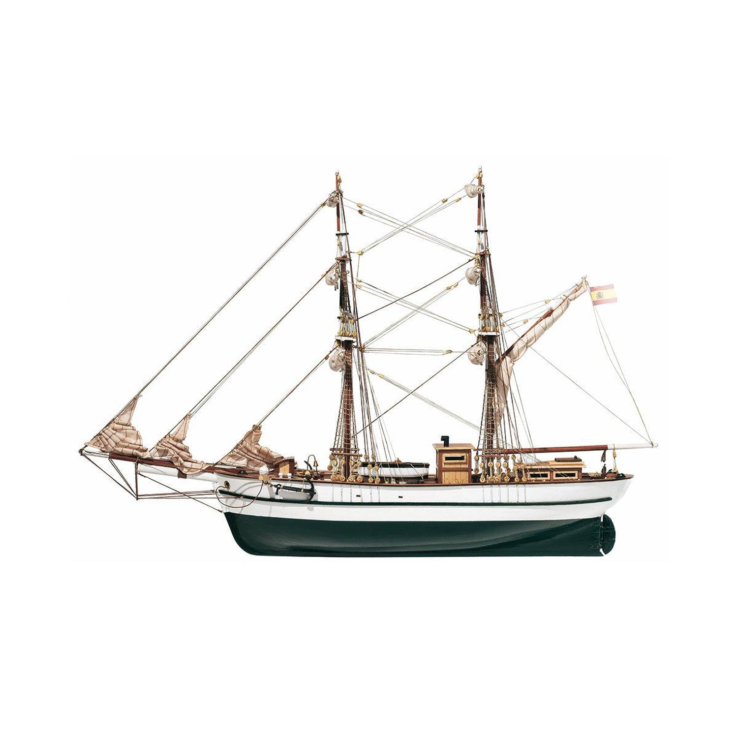 occre-aurora-maquette-bateau-brigantin-en-kit-bois image 1