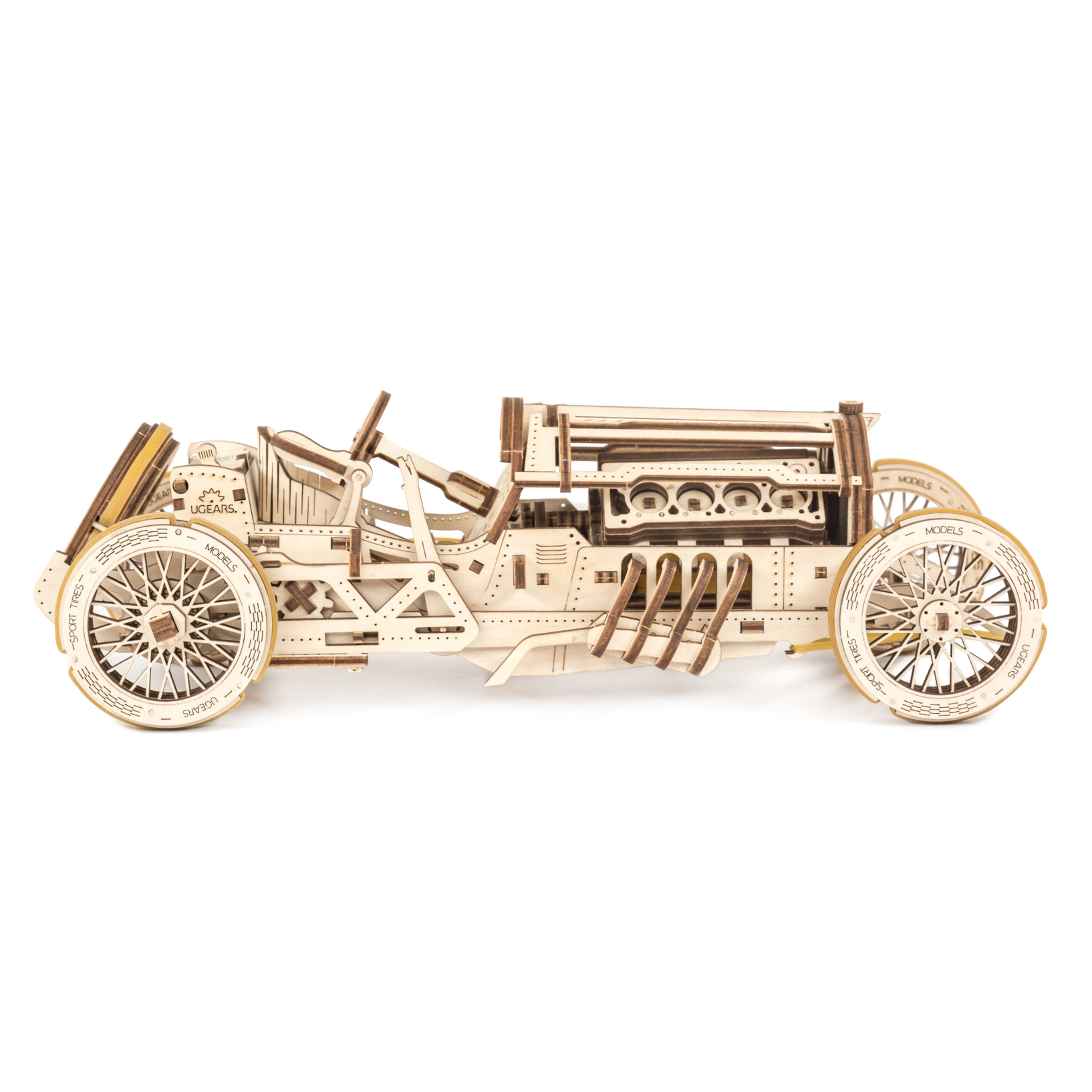 ugears-u-9-grand-prix-car-maquette-m-canique-bois image 2