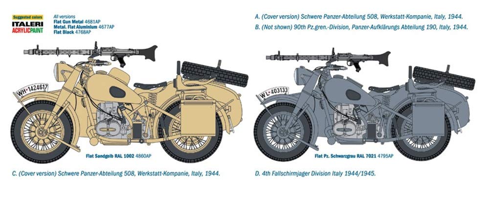 italeri-bmw-r75-avec-sidecar-maquette-moto-militaire-1-72 image 4