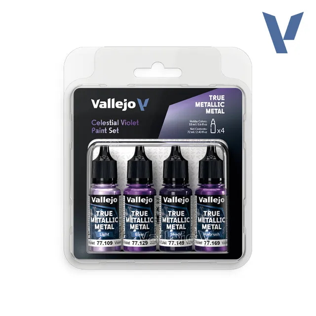 vallejo-true-metallic-metal-set-violet-c-leste-4-x-18-ml-pour-miniatures image 1